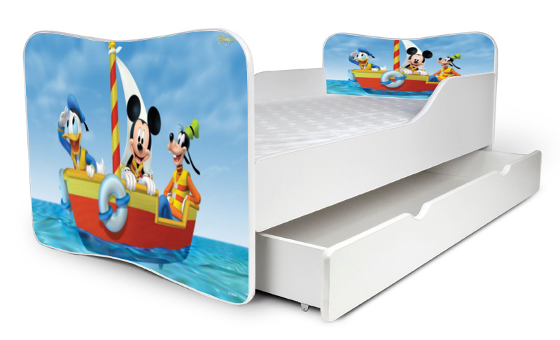 Detská posteľ Mickey 2+ šuflík